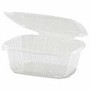 32 oz Clear 1pt Plastic Hinged Lid Genpack
