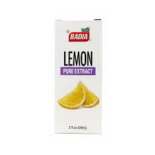 2oz Lemon Pure Extract (00419) Badia