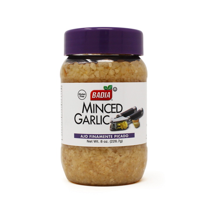 8oz Garlic Minced In Water (00335) Badia