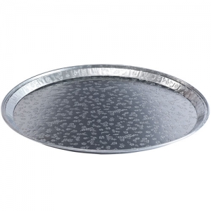18" Aluminum Lazy Susan Flat Tray (Each)