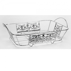 Decorative Pan Holder Half Silver Each