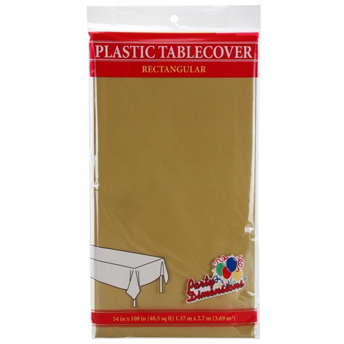 54x108" Gold Table Liner -  (1 ct)