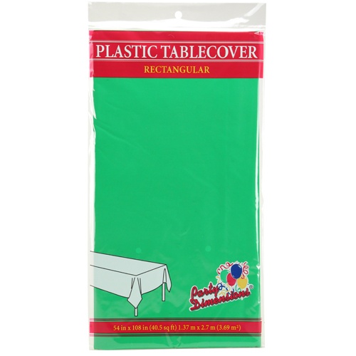 54x108" Green Table Liner -  (1 ct)