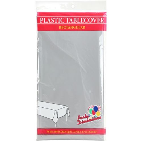 54x108" Silver Table Liner -  (1 ct)