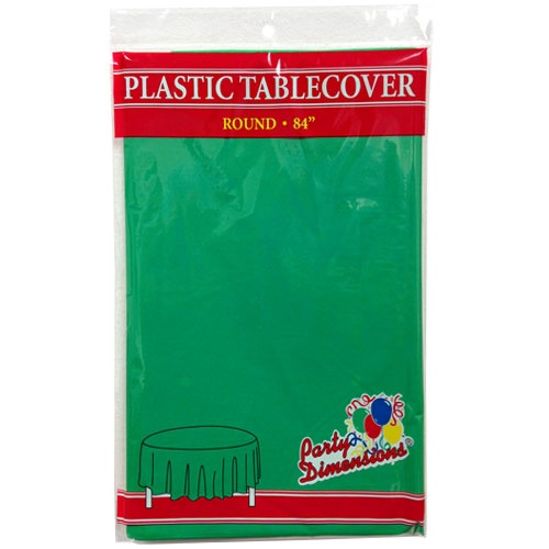84" Green Table Liner - Round (1 ct)