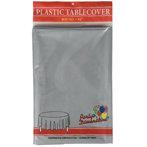 84" Silver Table Liner - Round (1 ct)