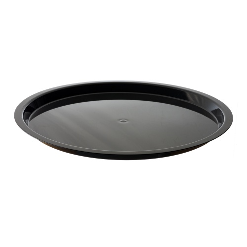 18" Black Tray - Round (1 ct)