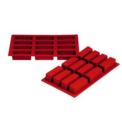 CAKE, 2.37 OZ, 3.11" X 1.14" X 1.18" HIGH, 12 CAVITIES SMF026