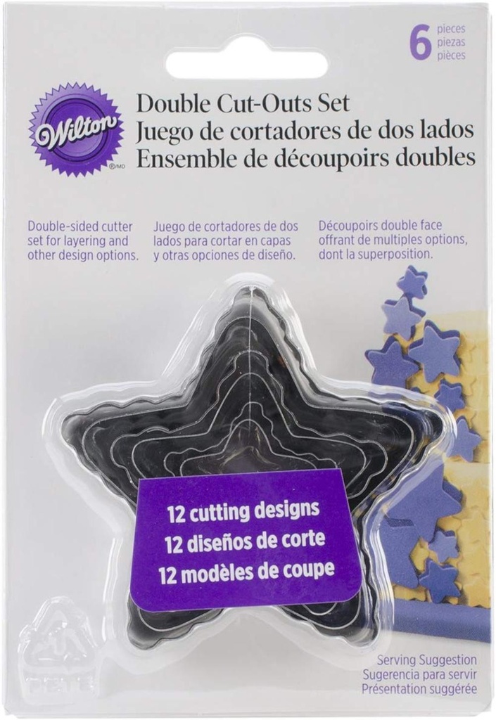 6PC FDNT DBLE CUTTERS STAR 417-2584