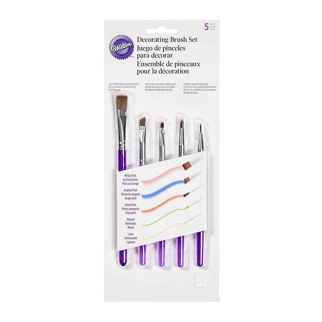 5PC DECORATING BRUSH SET 1907-1352