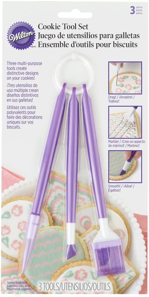 3PC COOKIE DECORATING TOOL SET 409-7722