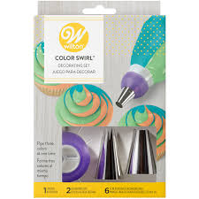 COLOR SWIRL DEC SET GROCERY 2104-1948