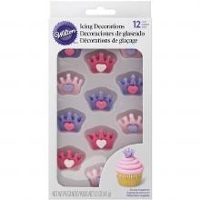 CROWN W HEART ROYAL DEC 710-6672