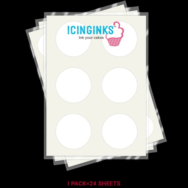 Sugar Sheets Pre-cut 3"