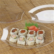 10.5" Clear Plastic Plate-