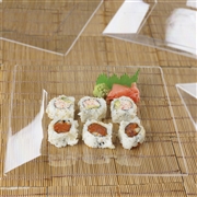 10.75" Clear Plastic Plate-