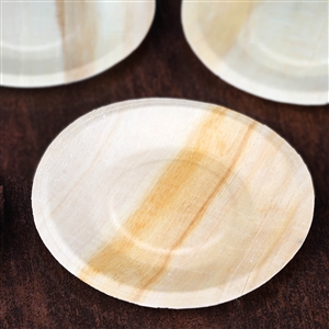 5.5" Natural Tone Birchwood Plate-