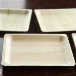 10.5" x 8.5" Natural Tone Birchwood Plate-