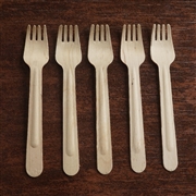 6" Natural Tone Birchwood Fork-