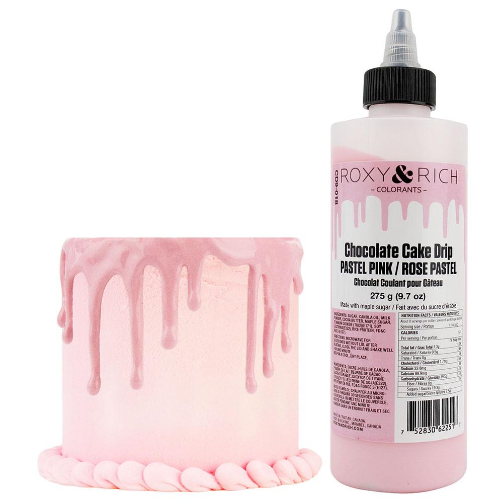 Chocolate Drip Pastel Pink