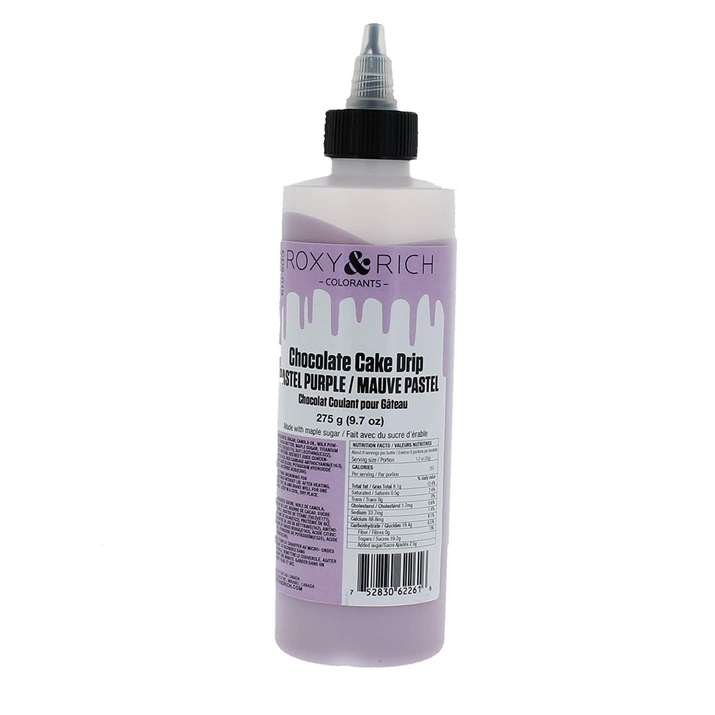 Chocolate Drip Pastel Purple