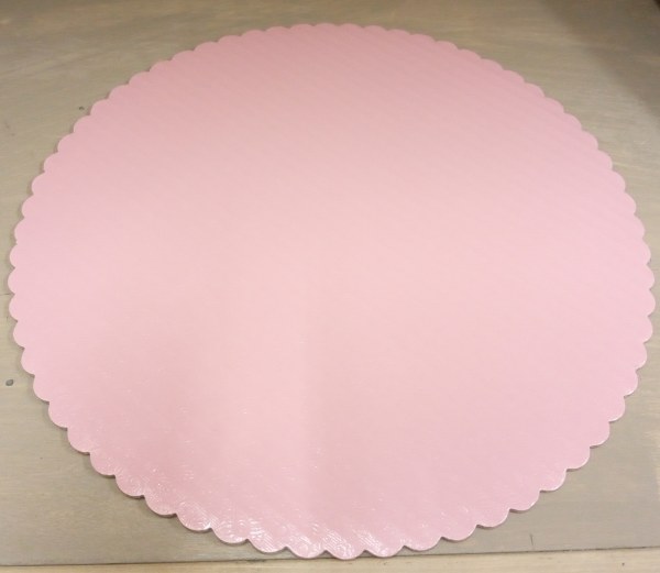 CAKE CIRCLE 14" LIGHT PINK