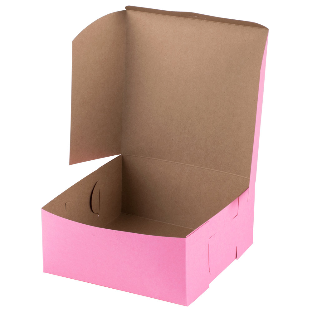 Strawberry Cake Box 9x9x4 