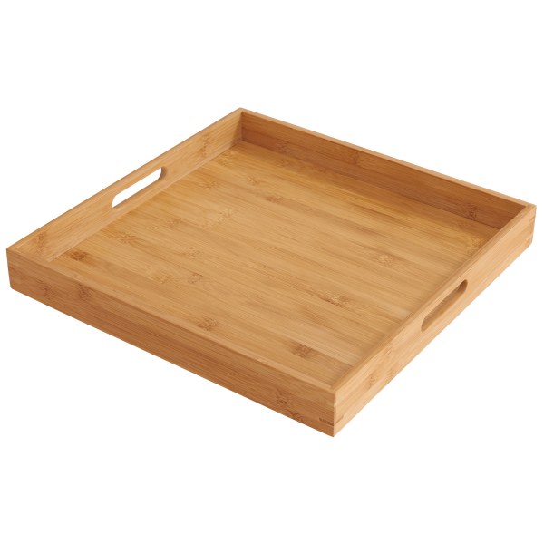 Mainstays Bamboo 16" Square Tray 32642