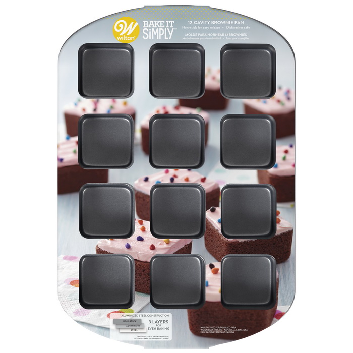 Wilton 12-Cavity Brownie Pan 2105-0-0463