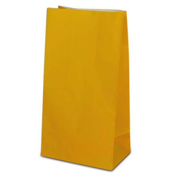 Yellow Paper Gift Sacks 8ct