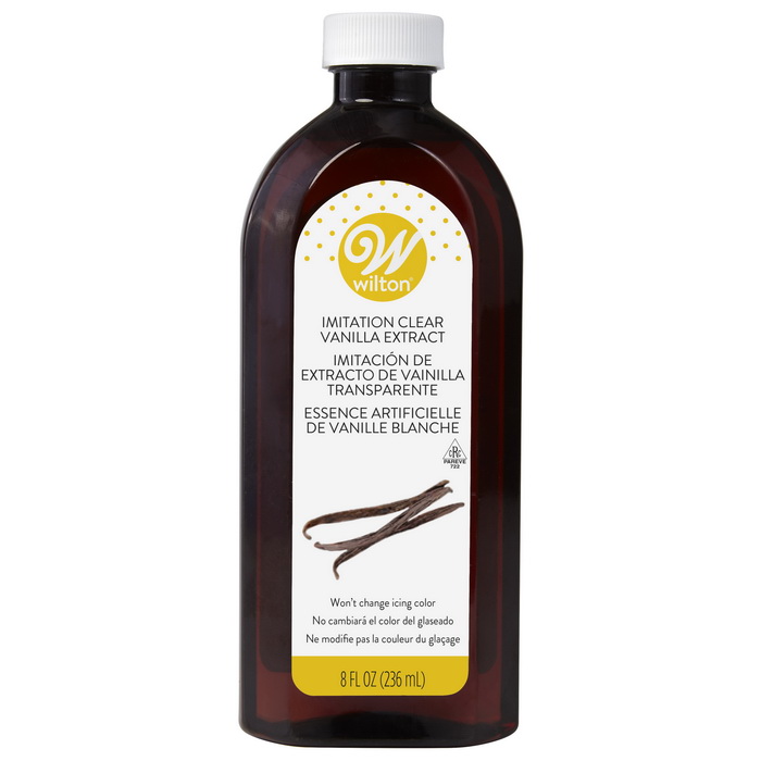 Wilton Imitation Clear Vanilla Extract 8oz 604-2269