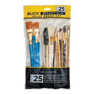 ESSENTIAL ASSORT CRAFT BRUSH 25 pc SET