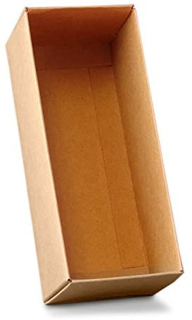 6 X 2-1/2 X 2 Kraft Slider Macaron Box Base