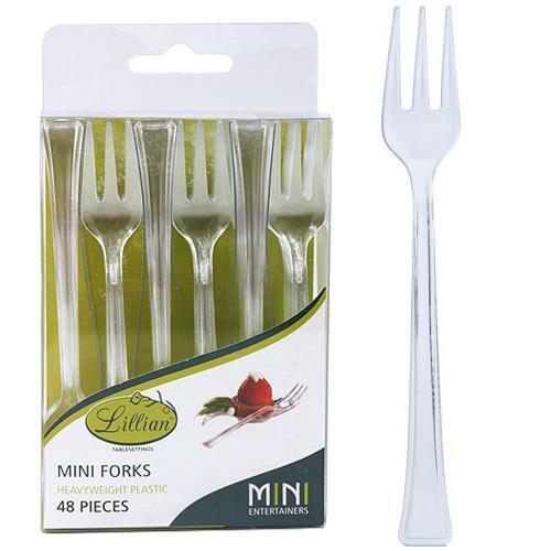 FORK MINI CLEAR (48ct)