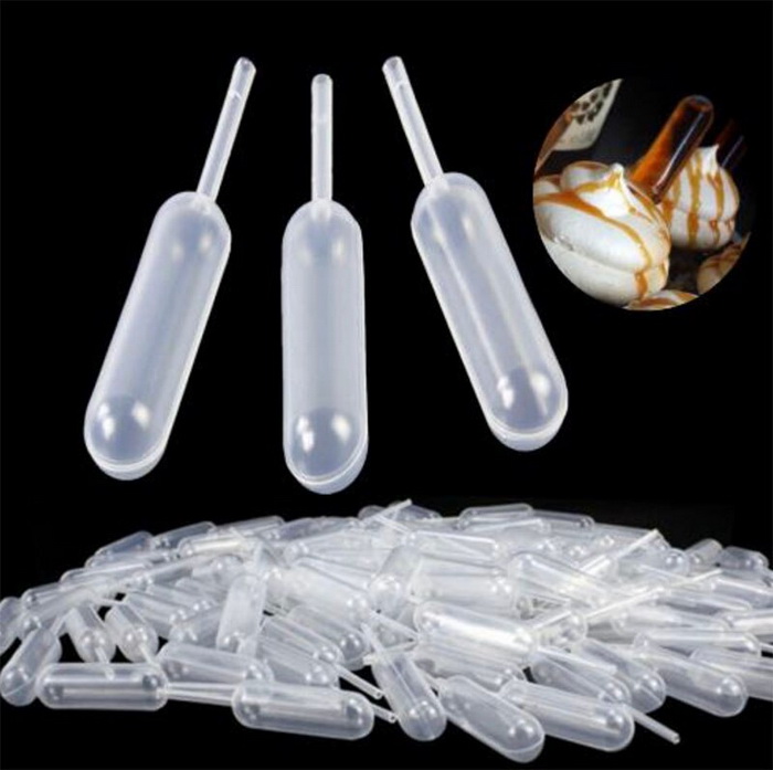 BAKING PIPPETTES CIRCLE 50CT