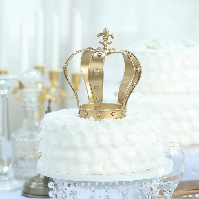 50 & Fabulous Gold Rhinestones Cake Topper