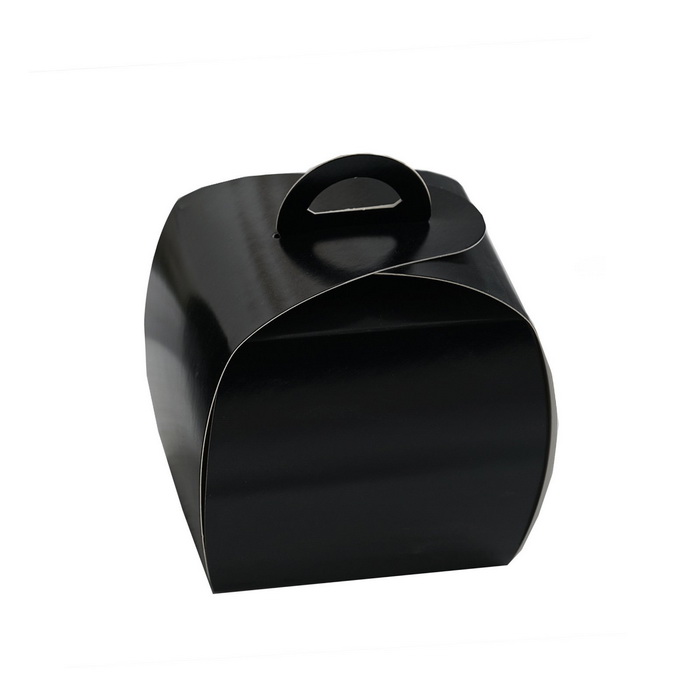 25 Pack | Black Cupcake Party Favor Boxes