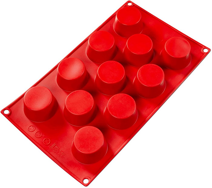 MUFFIN, 1.7 OZ., 2.01" X 1.1" HIGH, 11 CAVITIES SMF022