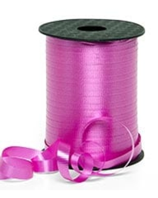 3/8" CERISE CRIMPED CURLING RIBBON 250YDS