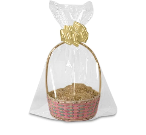 20"x30" ROUND BOTTOM POLYPROPYLENE BASKET BAG 10CT