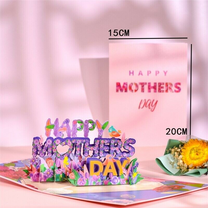 3D Pop Up Happy Mother's Day Greeting Card