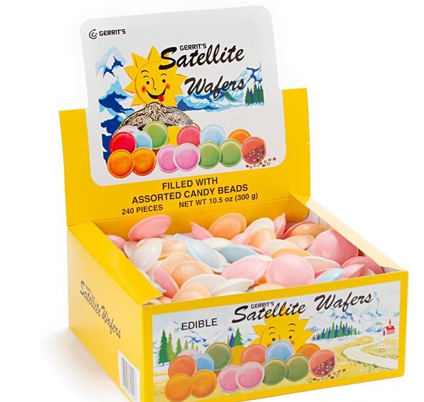 GERRIT SATELLITE WAFER FLYING SAUCERS 240CT