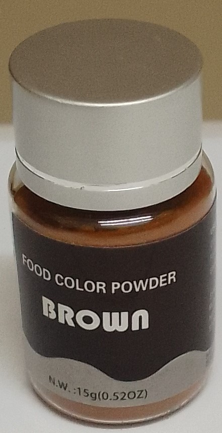 Edible Food Color Powder Brown
