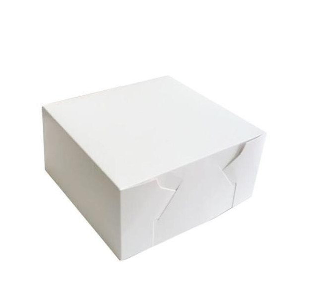 16" x 16" x 6" White Cake Box N/Window (CW-06)