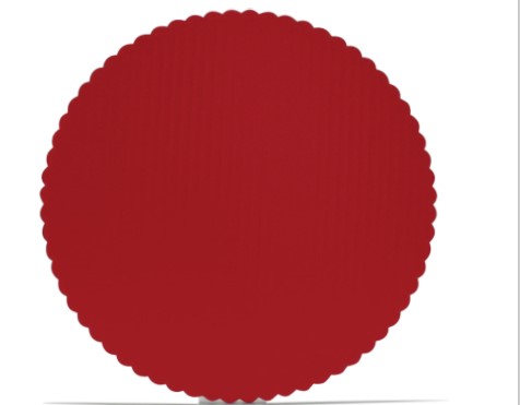 Cake Circle 12" RED