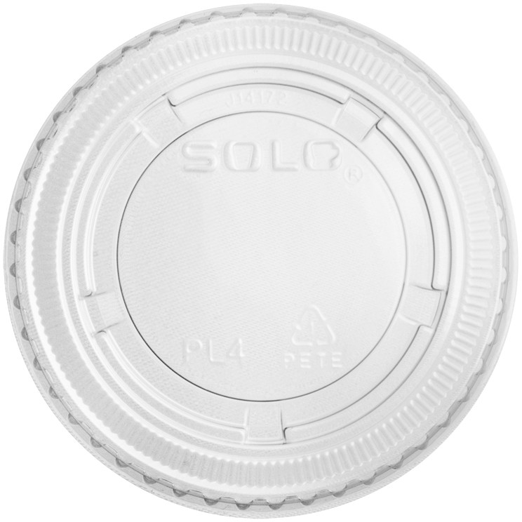 3.25, 4, 5 oz Dart Portion Cup Lids - 125 ct, 20 packs/case