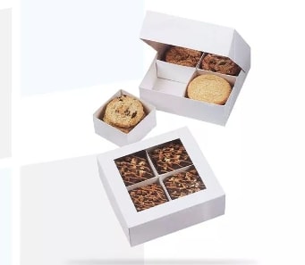 Cake Box Insert White 1" X 2.46" (8C-08) 10ct