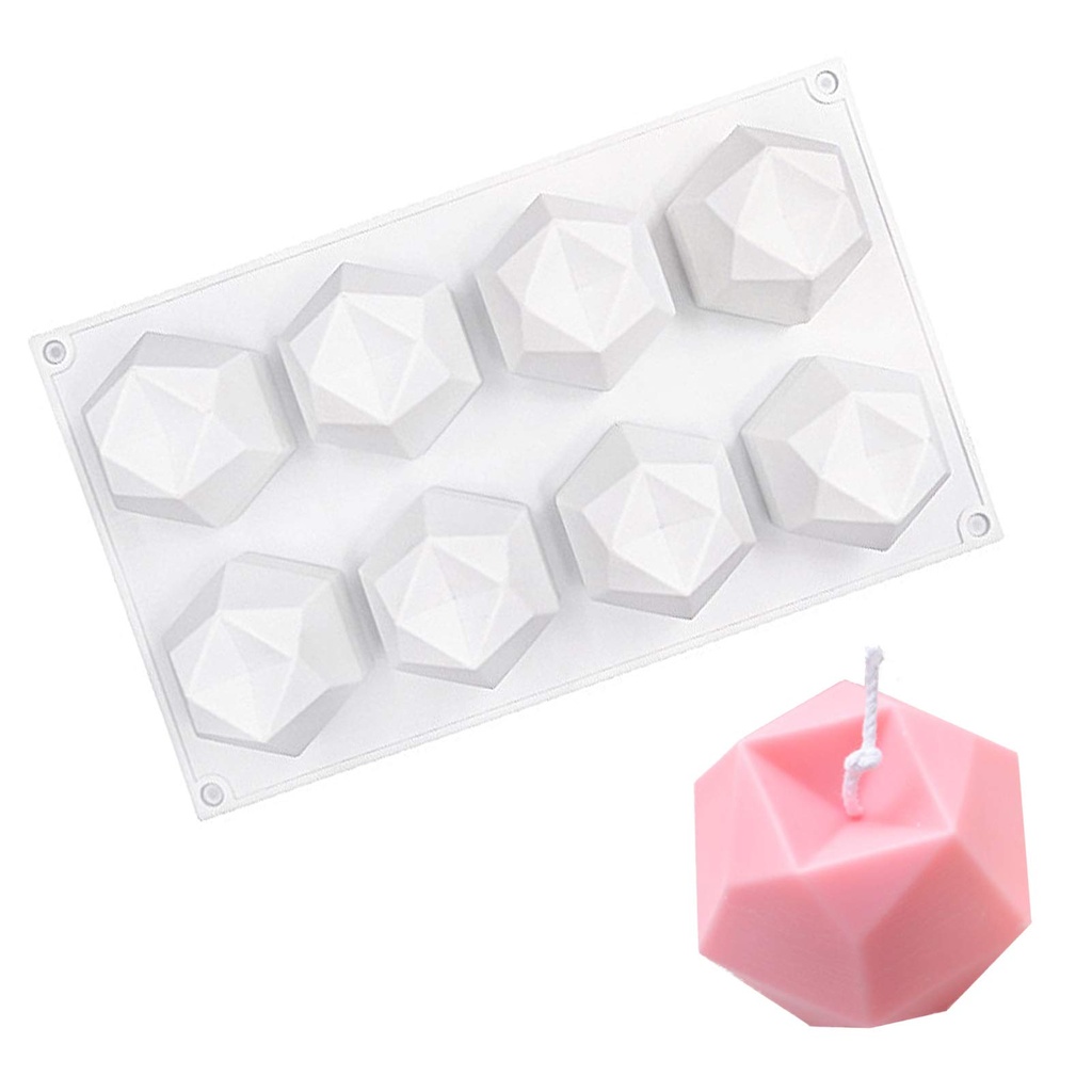 6 Well Diamond Shaped Silicone Mold (BK0606-56)