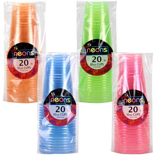 10oz Neon Cup -  (20 ct)