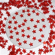 Red Foil Confetti-Twinkling Metallic Foil Wedding Star Design